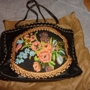 Isabella Fiore Beaded Bag with storage bag